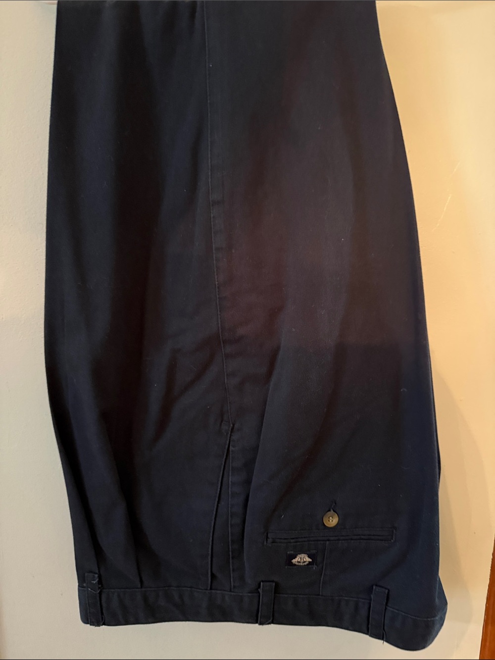 Dockers Classic Navy Pleated Pant Size 40x32